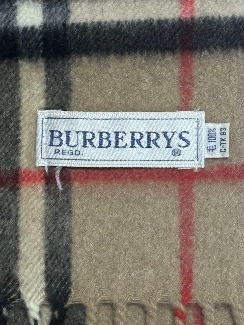 Burberry バーバリー カシミヤ マフラー ノバチエック キャメル