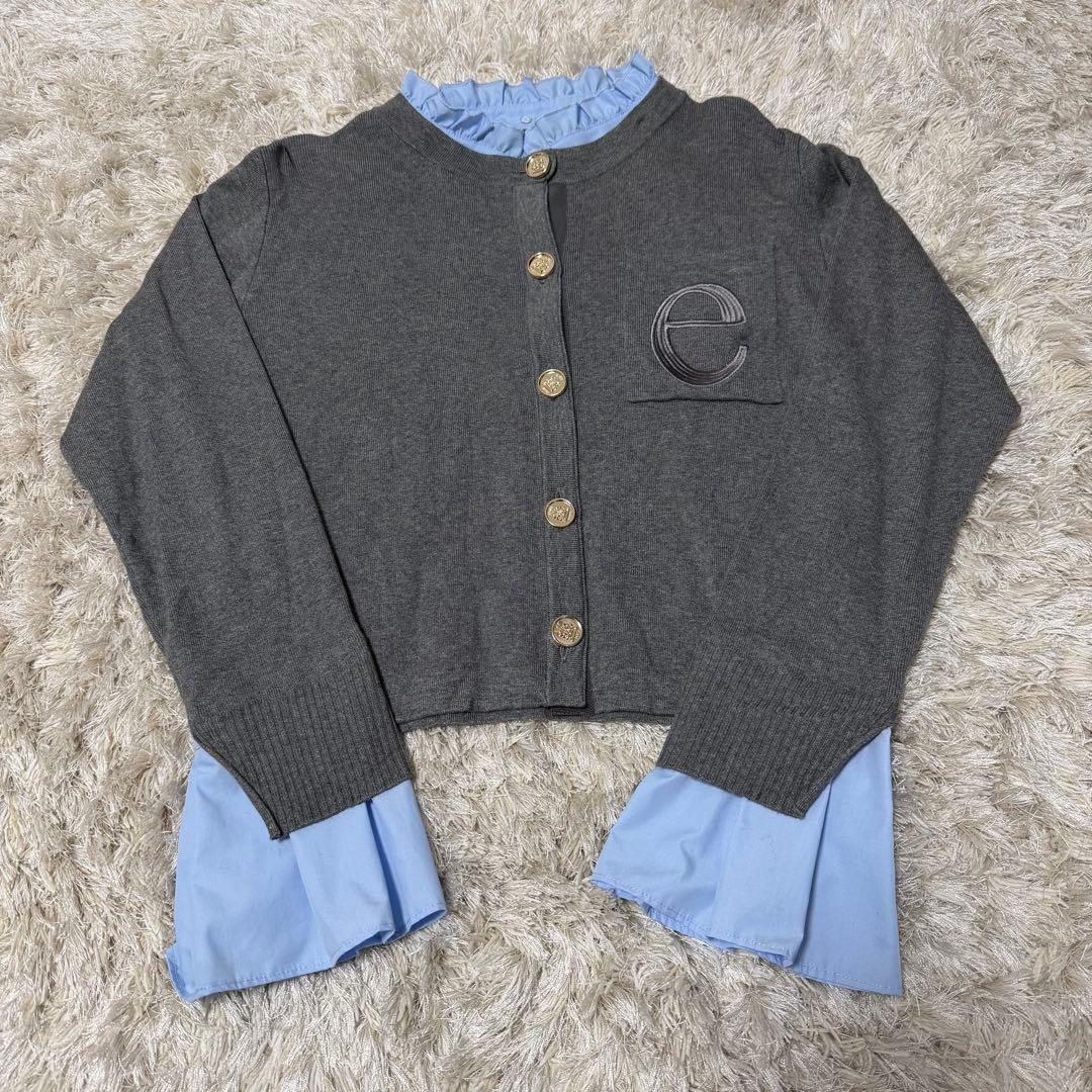 エイミー Attached collar カーディガン
